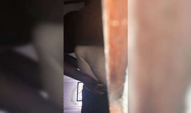 Dark-Hued thug and white slut breed