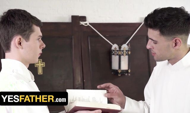 Harmless Altar Guy Dakota Lovell Peels Off His Robe And Conforms Every Order Of Weirdo Bishop - YesFather