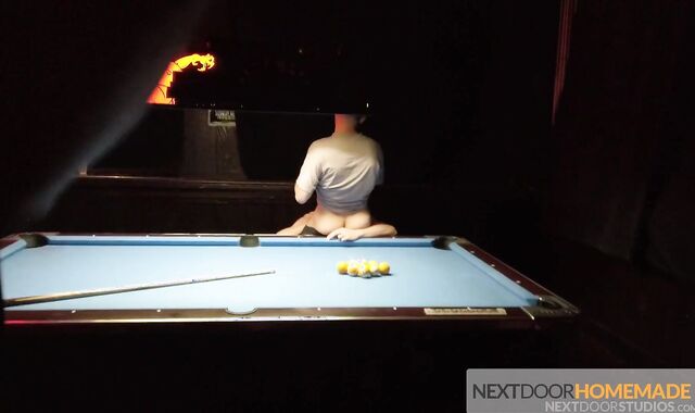 Pool Table Tear Up At Club For Twink - Damien White, Matt Heron, Luca Luv - NextDoorHomemade