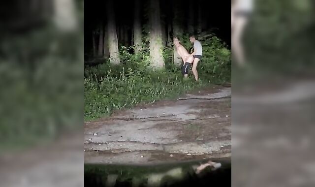 We torn up in the forest ???????????? He made me eat my cum ????????