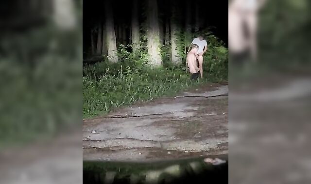 We torn up in the forest ???????????? He made me eat my cum ????????