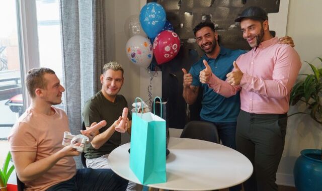 Step Dads Mateo Zagal & Wolf Torres Celebrate Step Sons-In-Law Birthdays With Taboo 4 Way - Lad Trade
