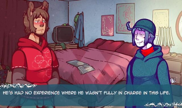 Reunited Lovers Eventually Plumb Again (Visual Novel Cutscene from Solanaceae: Another Time)