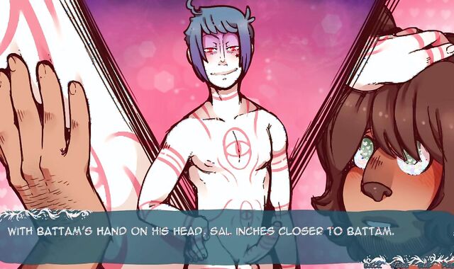 Reunited Lovers Eventually Plumb Again (Visual Novel Cutscene from Solanaceae: Another Time)