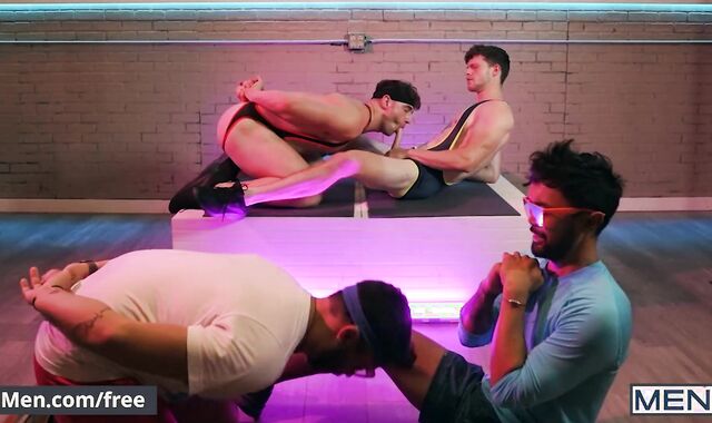 Folks - Finn Harding Puts Michael Boston In Front Of The Class So He Can Have A Fine Sight Of His Weenie