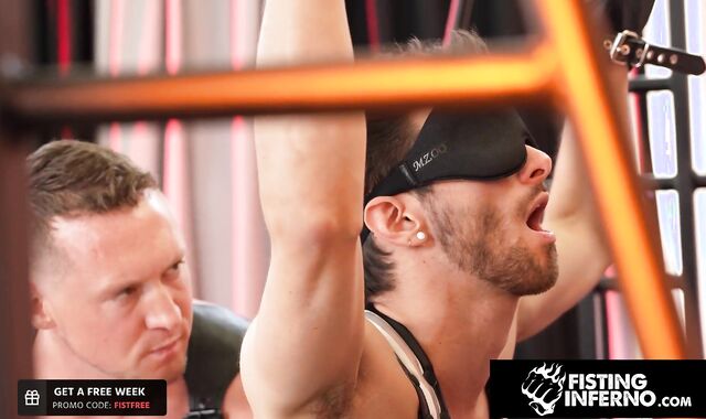 Twink Victim Held N' Fist Punched By Dom Dad - Pierce Paris, Mitch Matthews - FistingInferno