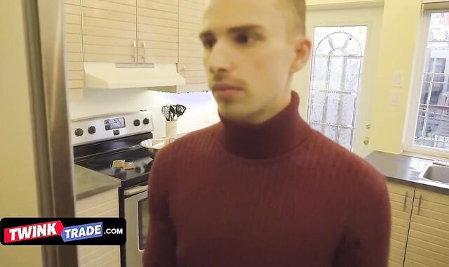 Twink Trade - Nasty Nubile Twunks Help Their Stepdads With The Thanksgiving Dinner And Penis