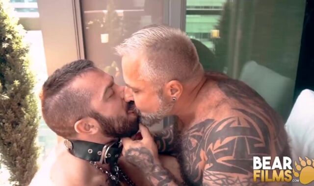 BEARFILMS Inked Ginormous Cub Marc Angelo Barebacks Jeremy Feist