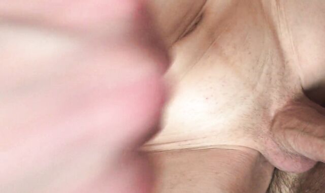 Femboy straddled a giant salami and concluded himself with yam-sized joy button splooge