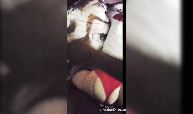 G-String Fellow Deep-Gullets and takes Monster MONSTROUS EBONY MAN-MEAT Humid