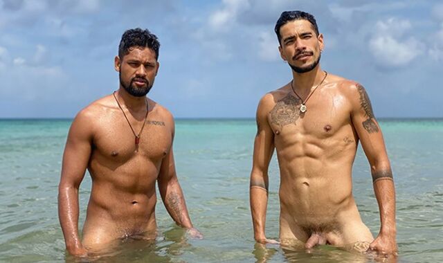 Mexican Leche - Uber-Jaw-Dropping Mexican Furry Guys Find A Isolated Spot By The Beach To Get Bare And Wild