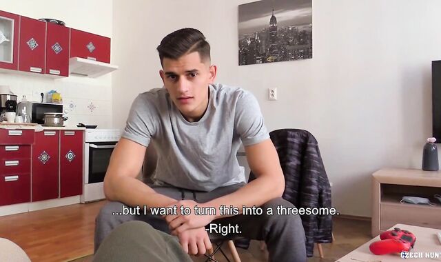 BigStr - Macho Dude Has A Three Way With 2 Stunningly Torn Men To Help Them Financially