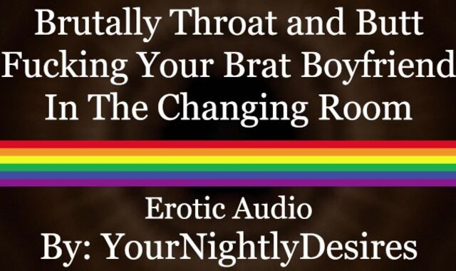 Ruining Your Bratty Lad's Culo In Public (Deep-Throat-Job) (Rough Buttfuck) (Erotic Audio For Folks)