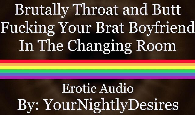 Ruining Your Bratty Lad's Culo In Public (Deep-Throat-Job) (Rough Buttfuck) (Erotic Audio For Folks)