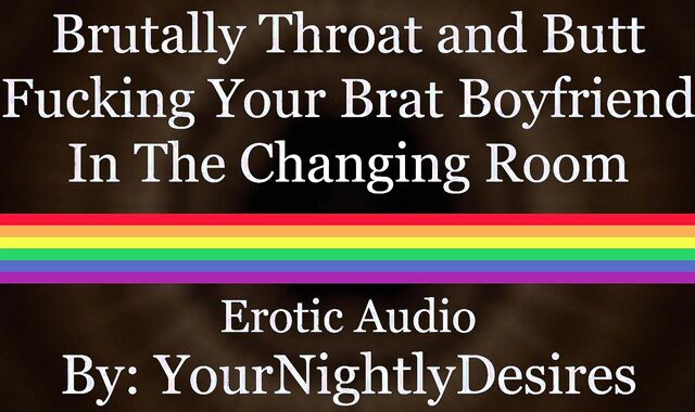 Ruining Your Bratty Lad's Culo In Public (Deep-Throat-Job) (Rough Buttfuck) (Erotic Audio For Folks)