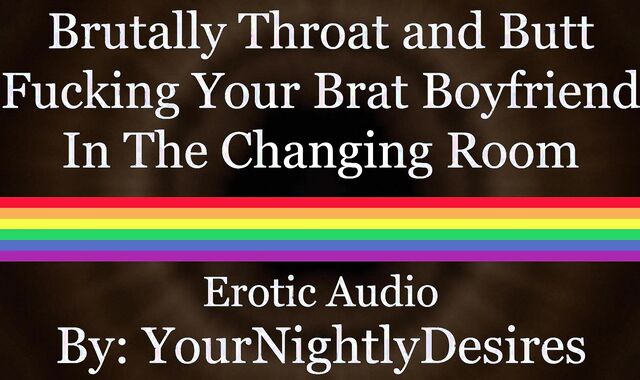 Ruining Your Bratty Lad's Culo In Public (Deep-Throat-Job) (Rough Buttfuck) (Erotic Audio For Folks)