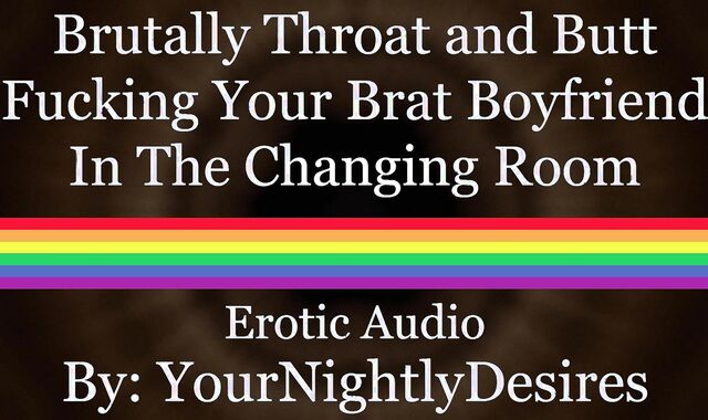 Ruining Your Bratty Lad's Culo In Public (Deep-Throat-Job) (Rough Buttfuck) (Erotic Audio For Folks)