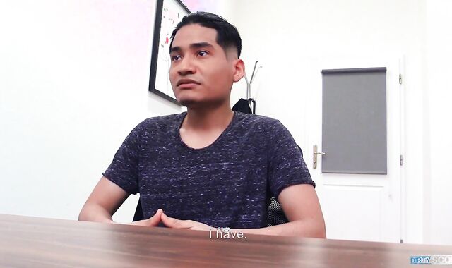 BigStr - Economics University College Dame Gets His Spunk-Pump-Squeezing Culo-Crevasse Plowed For Cash At A Job Conversation