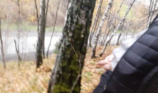 Uber-Cute dude milks big wool facialed jizz-shotgun near the road