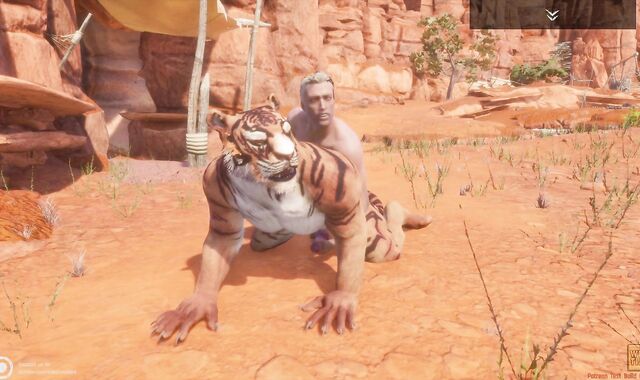 Supah-Mischievous Life / Teen guy getting knoted by Tiger