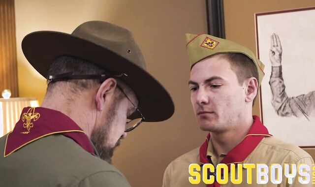 ScoutBoys - Fur Covered DILF displays how to lure and moist plow innocent stud