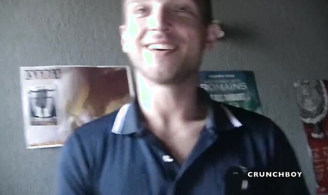 ROMANTIK fuckede without a love glove by the french lad ALEC B for CRUNCHBOY