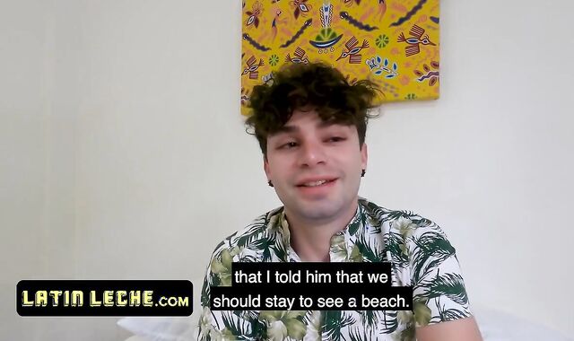 Brazilian Leche - Meeting My Stunning Wooly Boy Step Father And Poke Him On The Beach While Mummy Is Not Eyeing