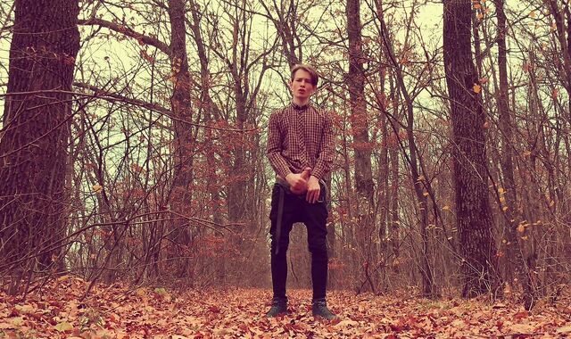 Mischievous Boy WANKING HIS Giant MANHOOD (23cm) IN FOREST / OUTDOOR /Hide /Hot /Cute