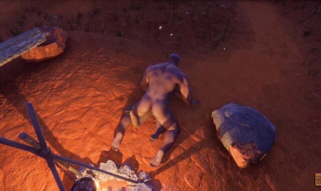 Mischievous Life / Gigantic Man Pounds Max at the Campfire