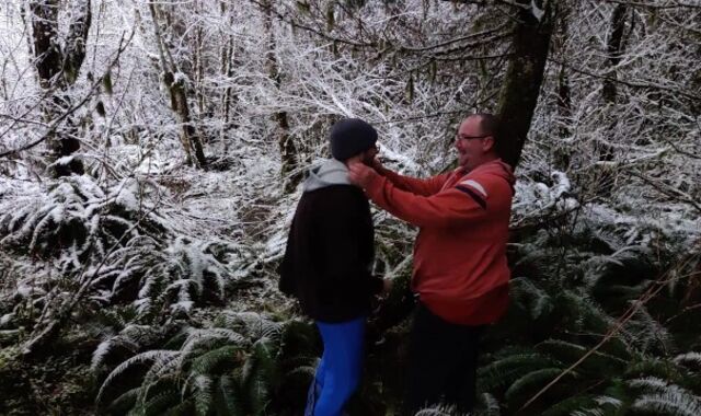 Snow day! We love outdoor fuck-a-thon! Check us out on OnlyFans