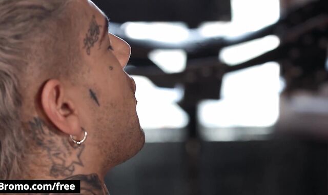 Bromo - Inked Emo Mickey Taylor Waits Eagerly In His Shag-A-Thon Dungeon Space For Platinum Fox Tyler Berg