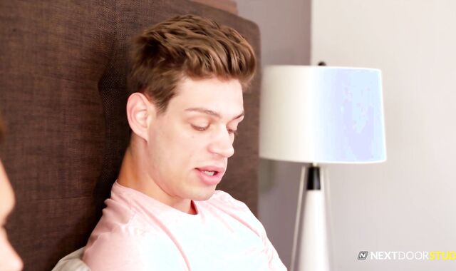 Stiff Dicked Buddy helps Tatted Wolf On The Rebound- NextDoorStudios