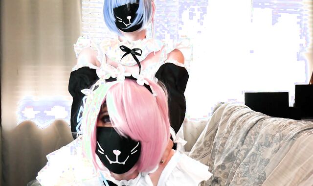 Rem & Ram Femboy Costume Have Fun Plumb