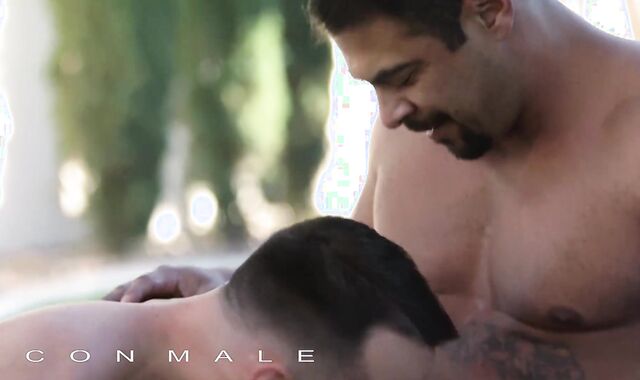 Icon Masculine - Hard Ripped Draven Navarro Notices Johnny B's Elastic Arse Drenching Up The Sun & Tears Up It Wet