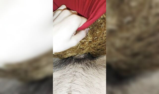 Very naughty man drills his unshaved stud otter up his unshaved caboose while groaning