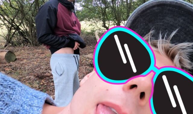 Lad Top Barebacks Fem Man Outside To Improve Skills For Future Intercourses - Nearly Caught Public!