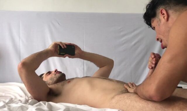 Rafael having joy with me