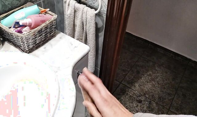 GOOD-SIZED STRAW WELL-LUBED WITH OIL FROM A SUGARY-SWEET TROUSER SNAKE