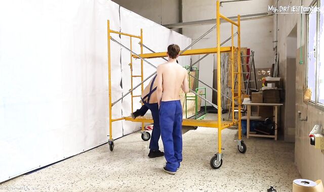 Electrified shag machine wrecks buddies backside fuck-hole! ROCK HARD-CORE youngsters with phat FAKE PRICKS