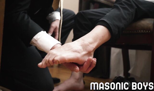 MASONICBOYS - Elderly dad Sir Oaks breeds Austin in office