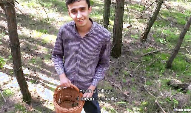 Czech Hunter 561 - Youngster Picks Mushrooms In The Forest & He Comes Via A Stud Who Offers Currency For S