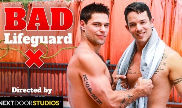 NextDoorStudios - Uber-Luxurious Stranger Barebacks Lifeguard For Saving His Life