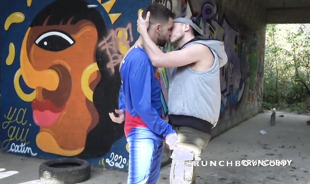 the french James KAMUI fucked love glove-free-for-all-for-all by the real Supah hero SUPERMAN for CRUNCHBOY