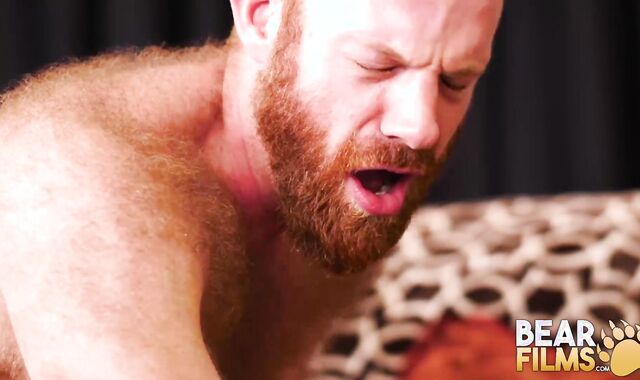 BEARFILMS Dad Marc Giacomo Penetrates Ginger Man After Deep Throat