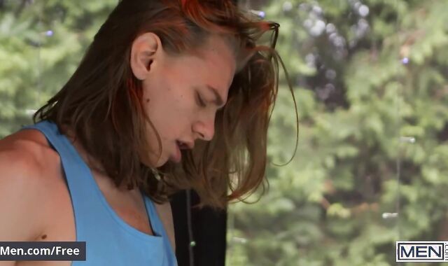 STUDS - Leo Louis Keeps Polishing His Backside On Cristiano's Dude-Meat While They Have Fun Basketball Outside