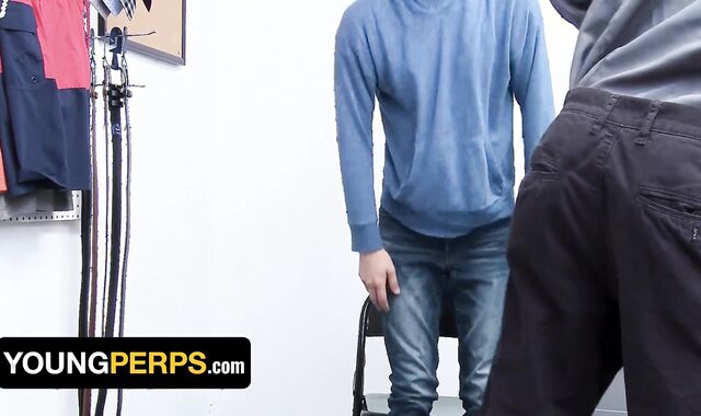 Twink Ash-Ash-Blonde Oliver Starlet Takes Good-Sized Dark-Hued Wood In The Backroom To Get Out Of Distress - Young Perps