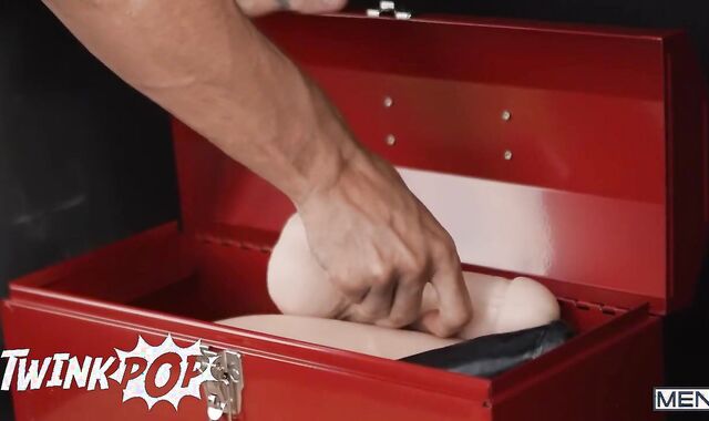 Lad Pop - Benjamin Blue Carries His BOYFRIEND Theo Brady On The Truck Fetish Mask So Markus Can Fuck Him Better