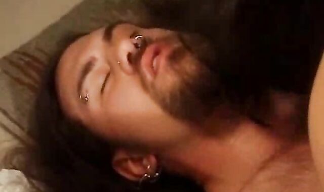 Longhaired Biker Bisexous folks