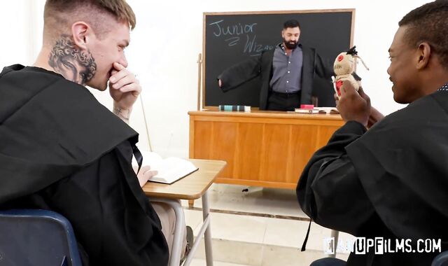 Don’t poke with the teacher!