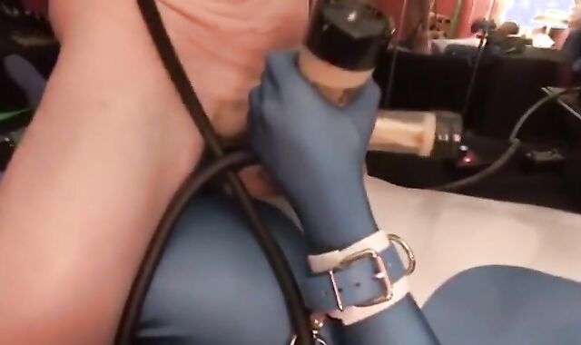 Dragons limit restrain bondage fapping, knocking schlongs, and cum